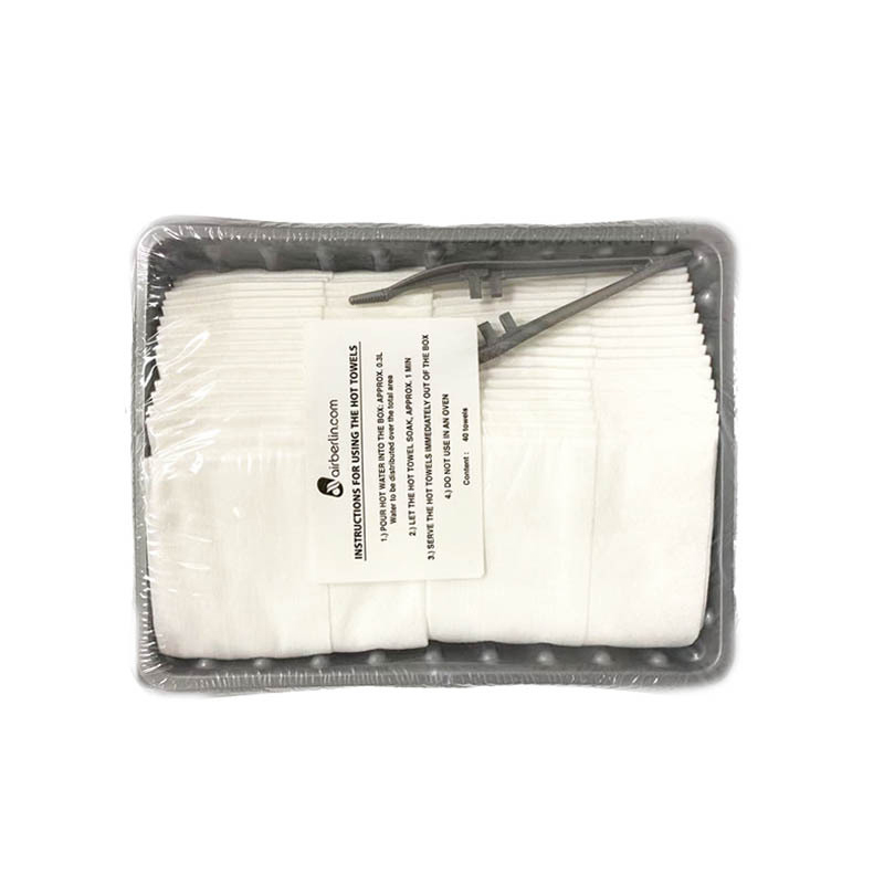 Verdikte puur katoenen Spunlace non-woven Airline Special Tray Drooghanddoeken